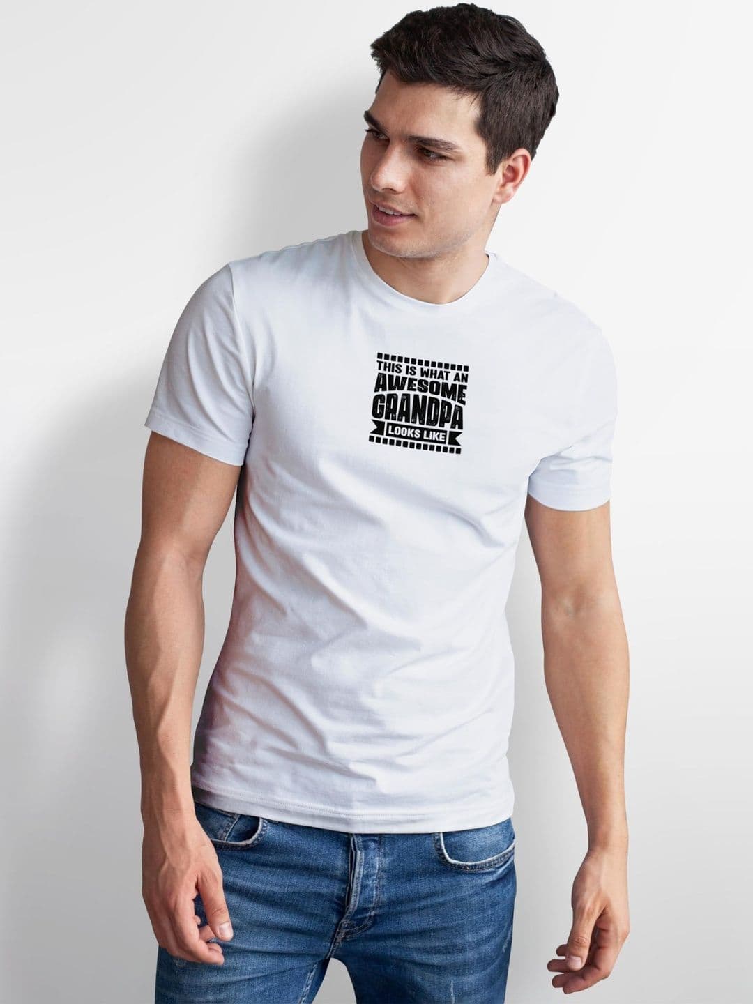 Seekbuylove Men Typography Printed Bio Finish T-shirt thumbnail 5