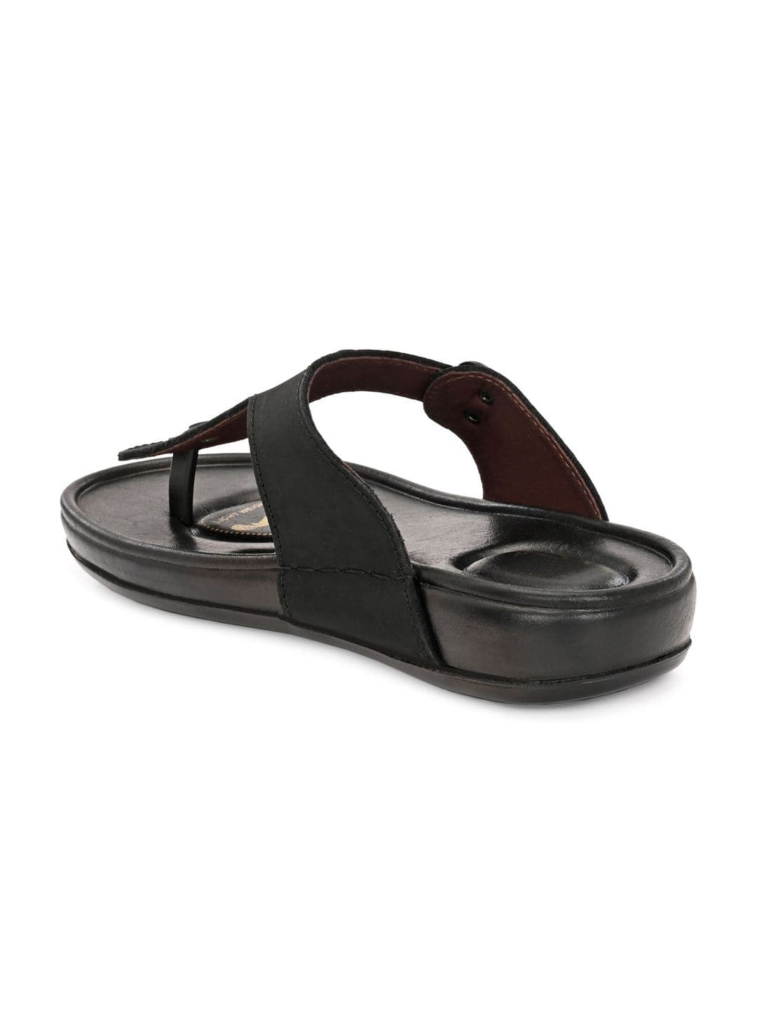 The Roadster Lifestyle Co Men Leather Slip-On Comfort Sandals thumbnail 6