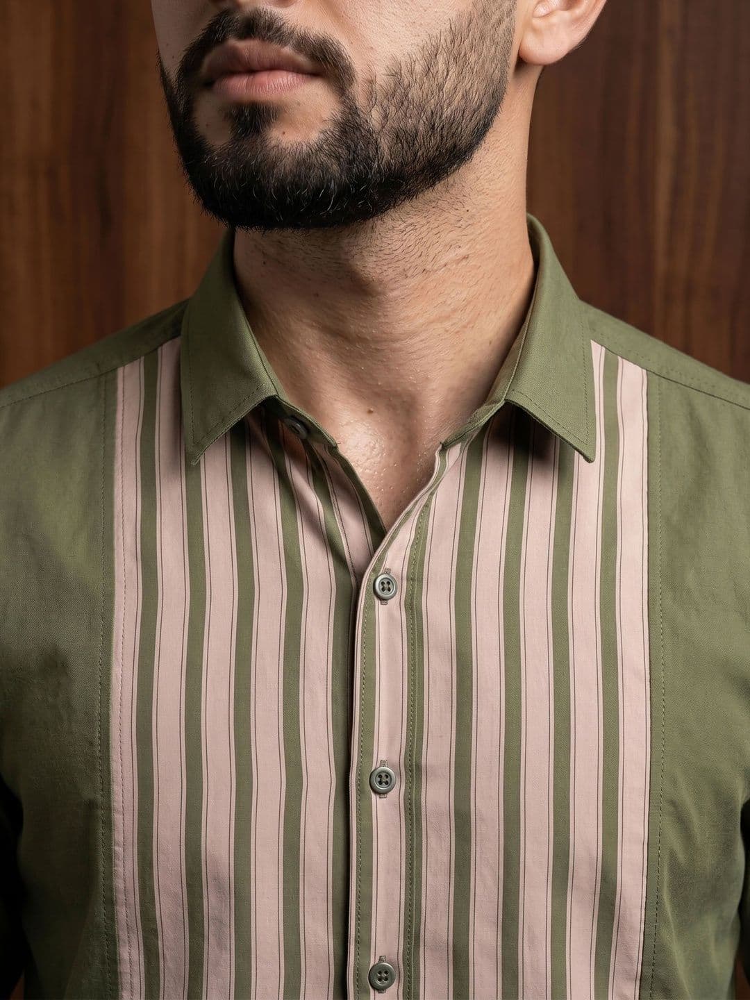 N AND J Men Colourblocked Casual Shirt thumbnail 3
