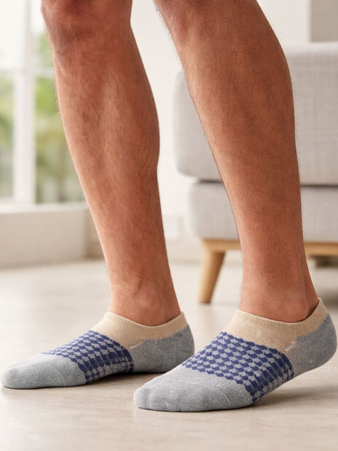 Blacktank Men Pack of 3 Cotton Patterned Shoe Liners Socks thumbnail 4