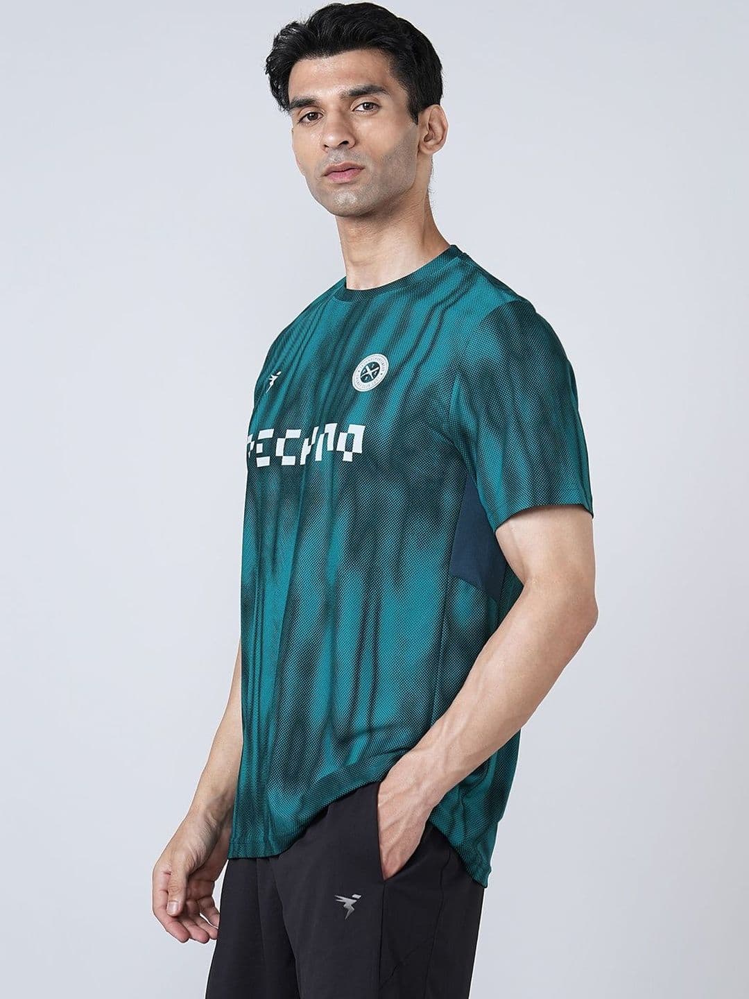 Technosport Men Printed Slim Fit T-shirt - view 1
