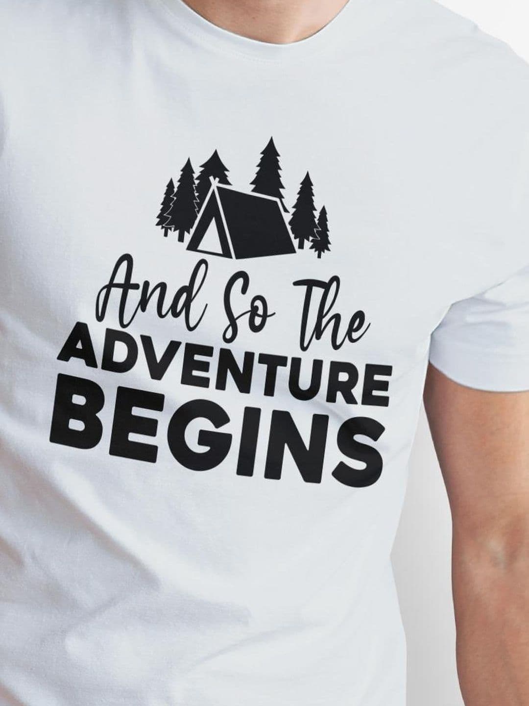 Seekbuylove Men Typography Printed Bio Finish T-shirt thumbnail 2