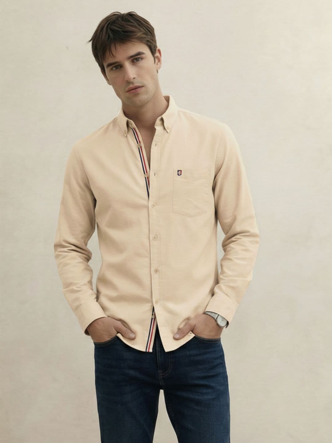 THE SHIRT CODE Slim Fit Casual Shirt thumbnail 2