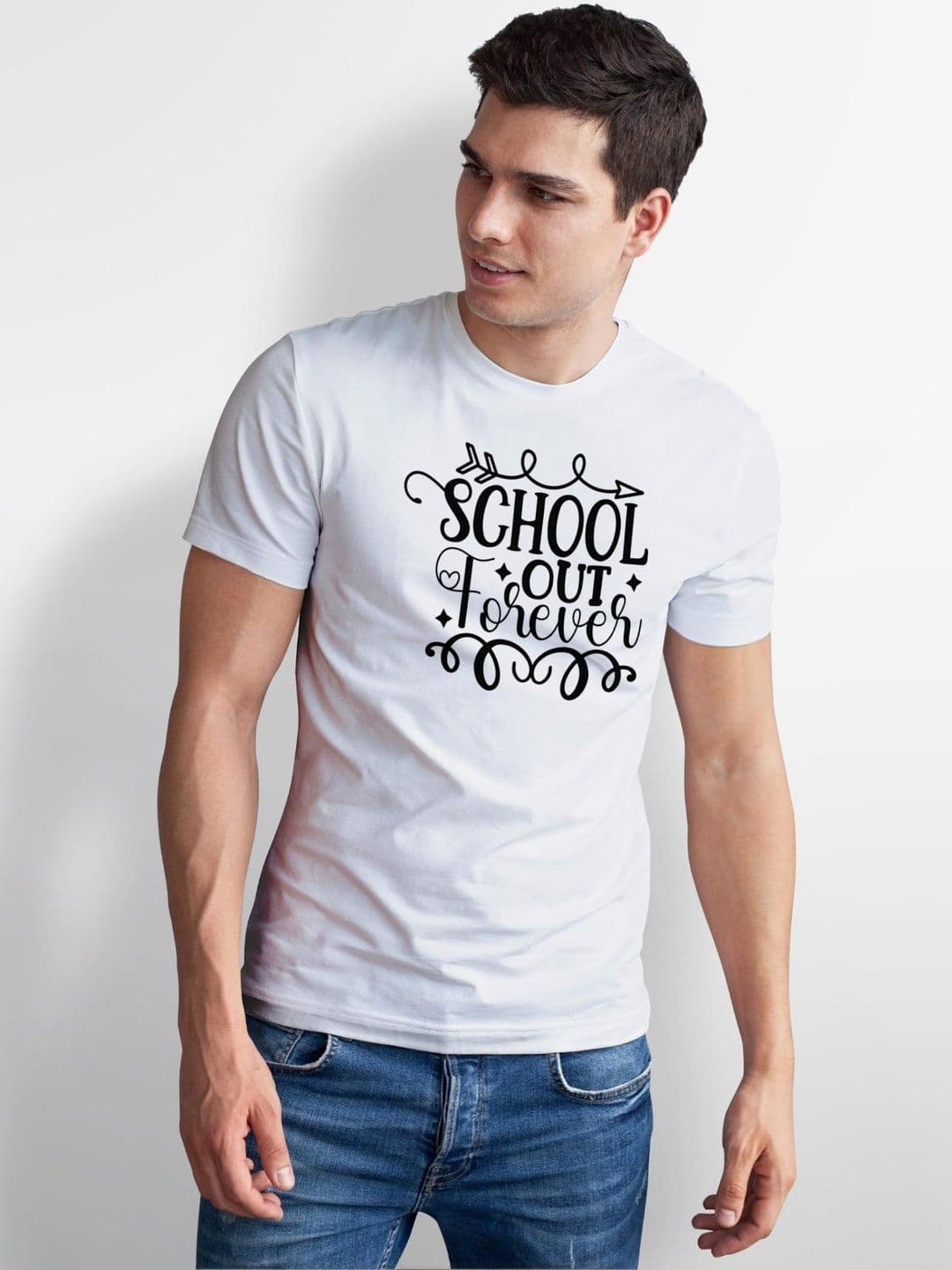 Seekbuylove Men Typography Printed Bio Finish T-shirt thumbnail 4