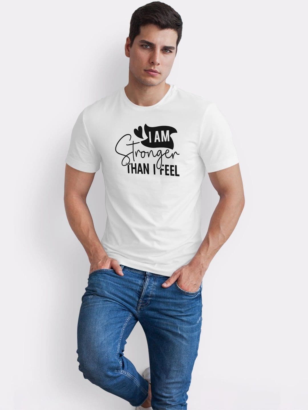 Seekbuylove Men Typography Printed Bio Finish T-shirt thumbnail 5