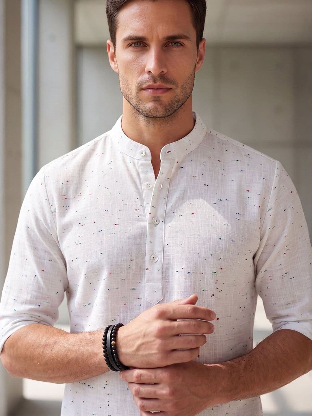 LENIA Men Printed Kurta thumbnail 2