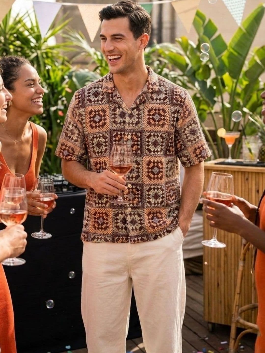 SZN Men Classic Printed Casual Shirt thumbnail 2