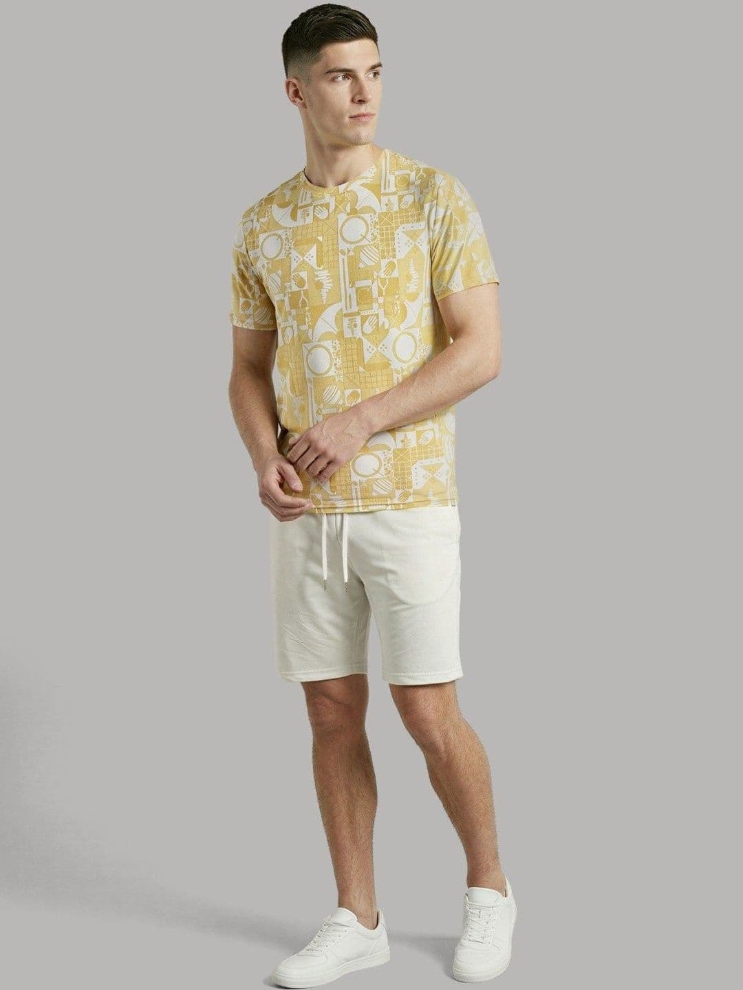 Technosport Men Printed Slim Fit T-shirt thumbnail 3