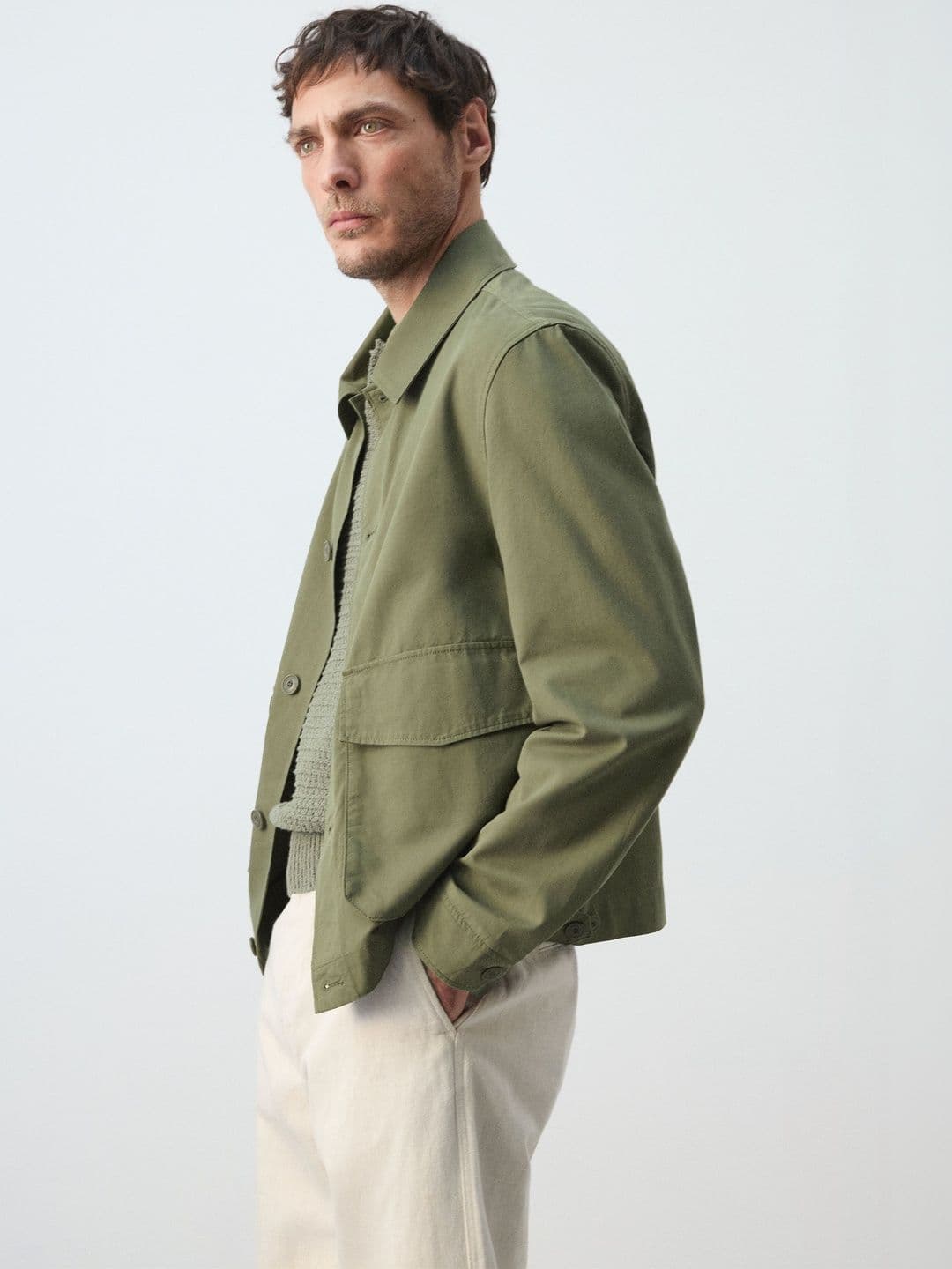 MANGO MAN Spread Collar Tailored Jacket thumbnail 2