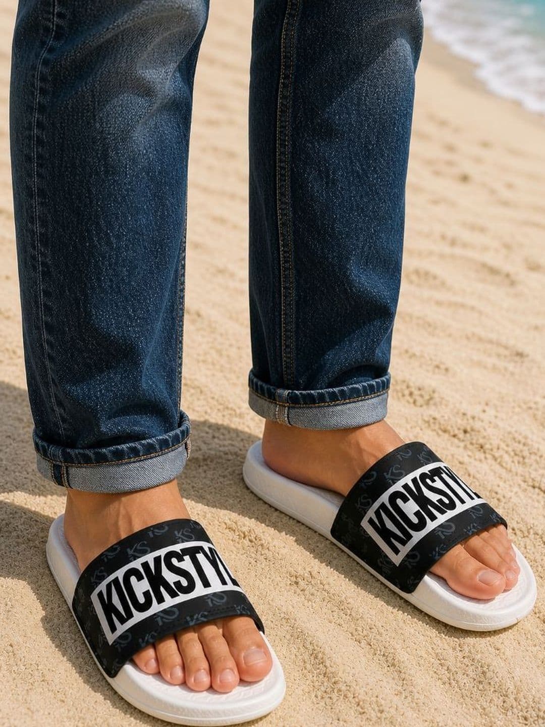 KICKSTYLE Men Printed Sliders thumbnail 7
