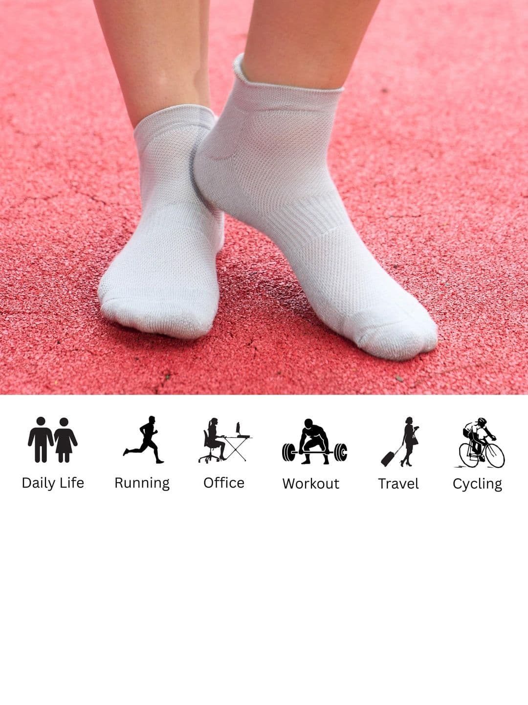 ECO SYNC Men Pack of 6 Ankle Length Socks thumbnail 7