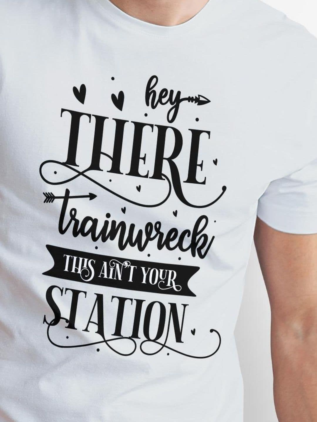 Seekbuylove Men Typography Printed Bio Finish T-shirt thumbnail 2
