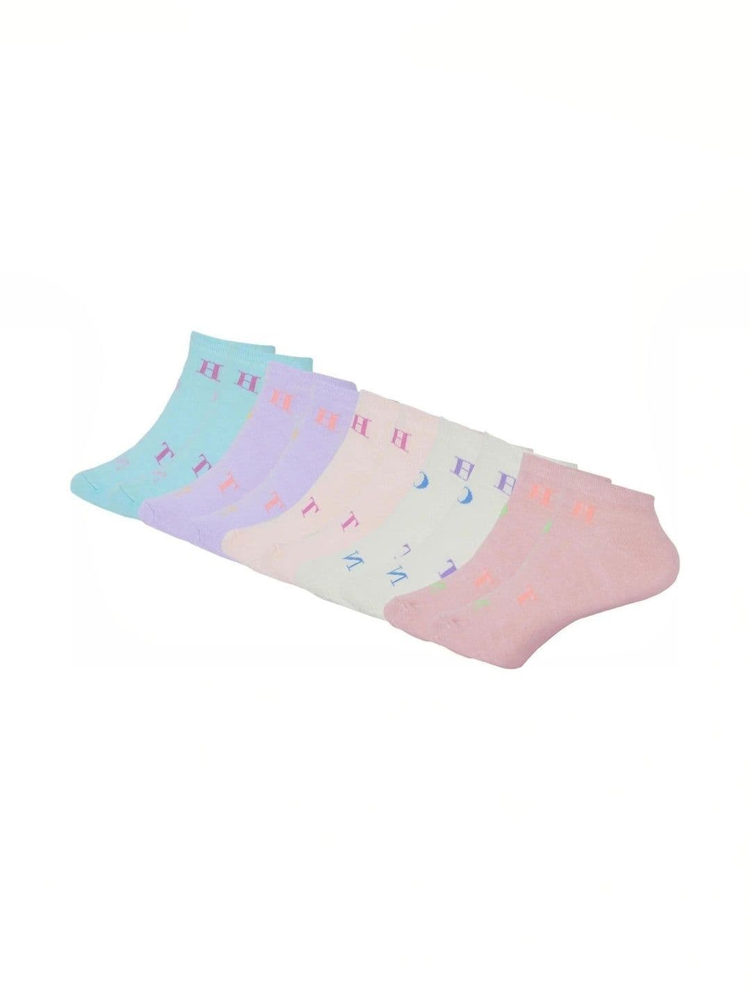 Blacktank Men Pack of 5 Cotton Patterned Ankle Length Socks - view 1