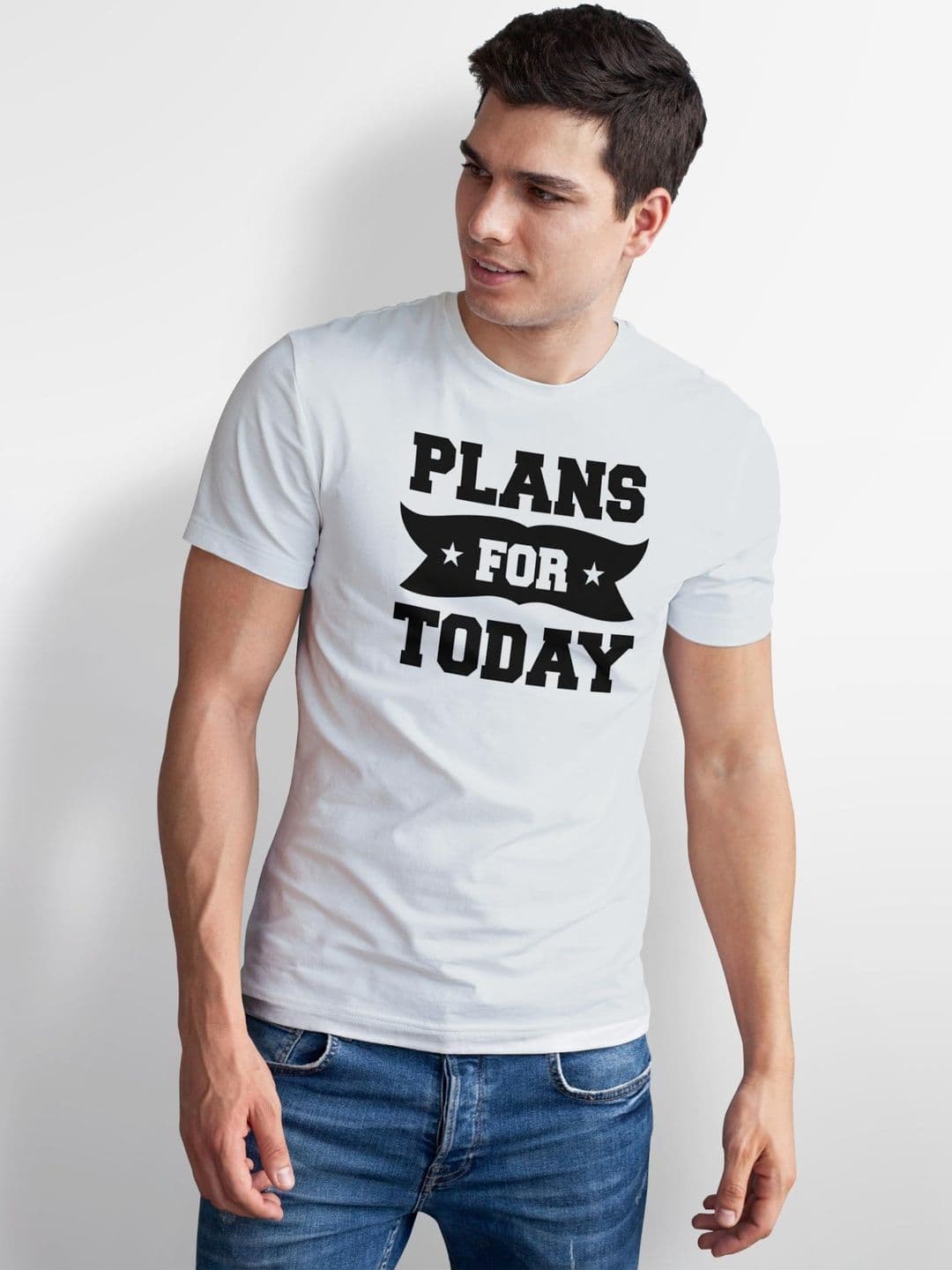 Seekbuylove Men Typography Printed Bio Finish T-shirt thumbnail 3