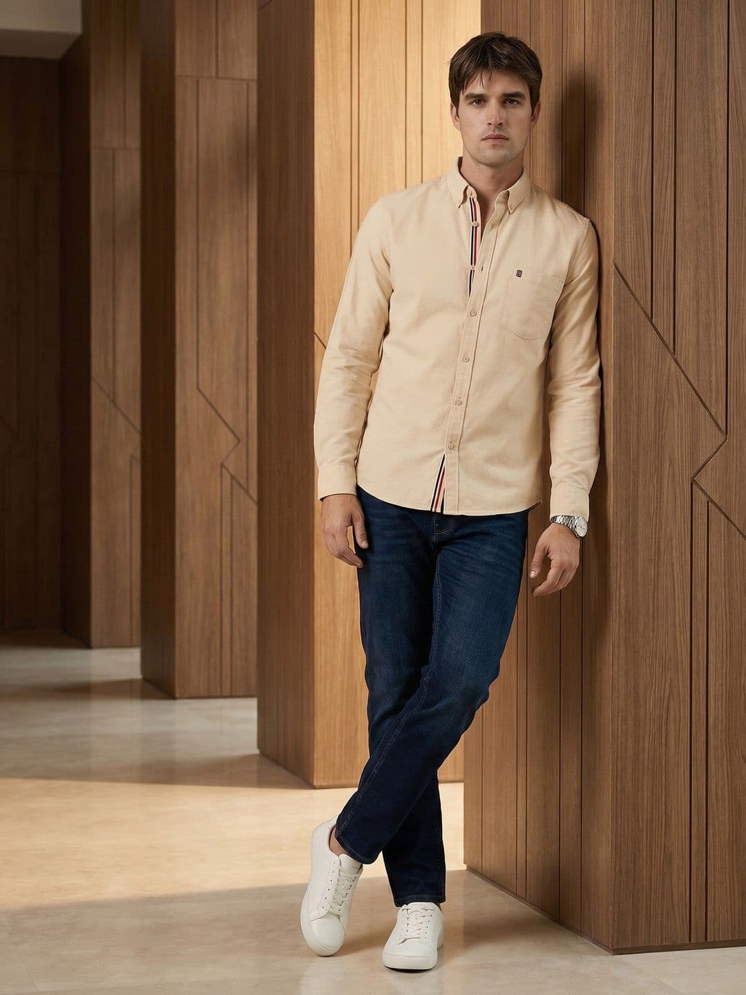 THE SHIRT CODE Slim Fit Casual Shirt - view 1