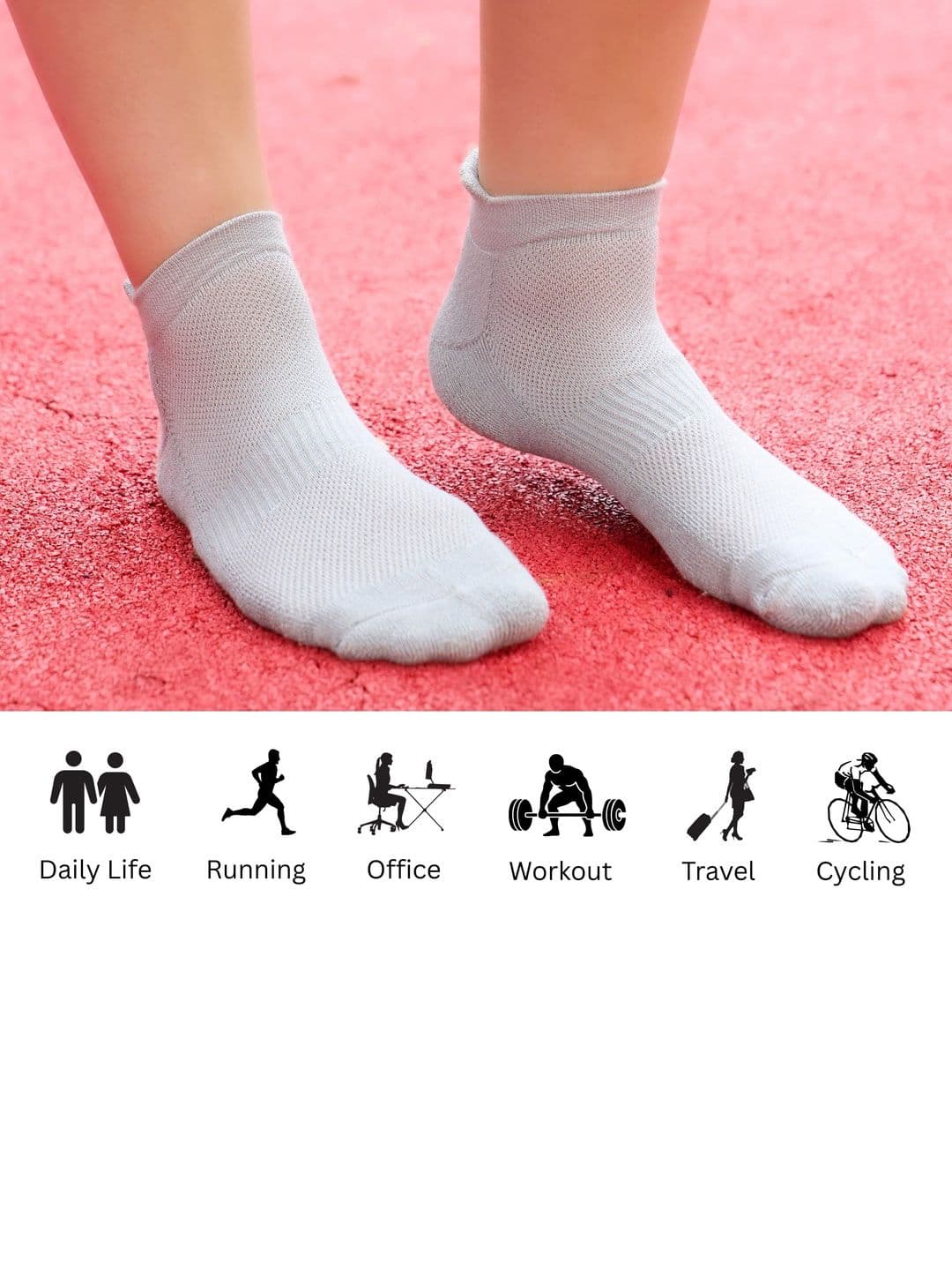 ECO SYNC Men Pack of 6 Ankle Length Socks thumbnail 5