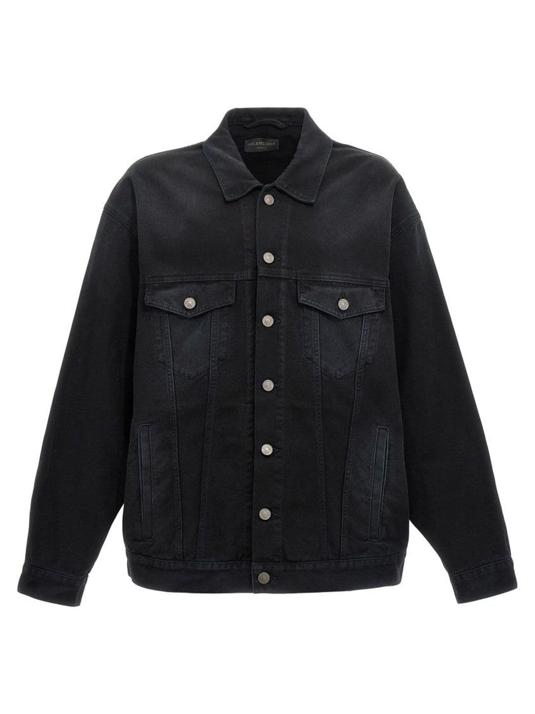 Balenciaga Black Logo print jacket - view 1
