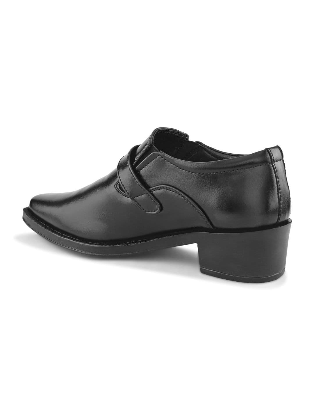 HERE&NOW Men Square Toe Slip-On Formal Monk Shoes thumbnail 6