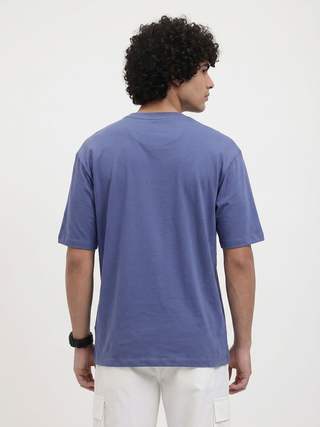 The Roadster Life Co. Relaxed Fit Printed Pure Cotton T-Shirt thumbnail 2