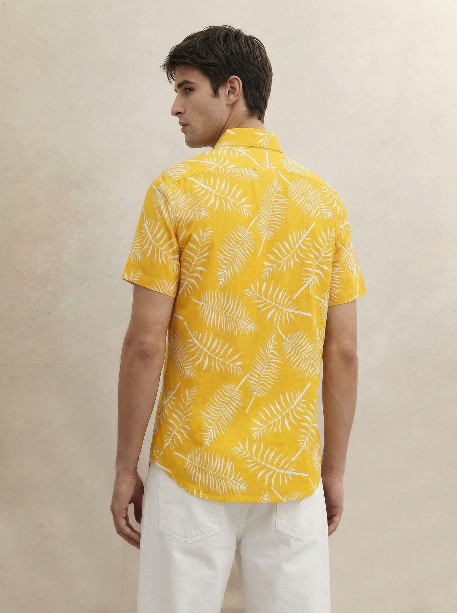 THE SHIRT CODE Premium Tropical Printed Pure Cotton Casual Shirt thumbnail 5
