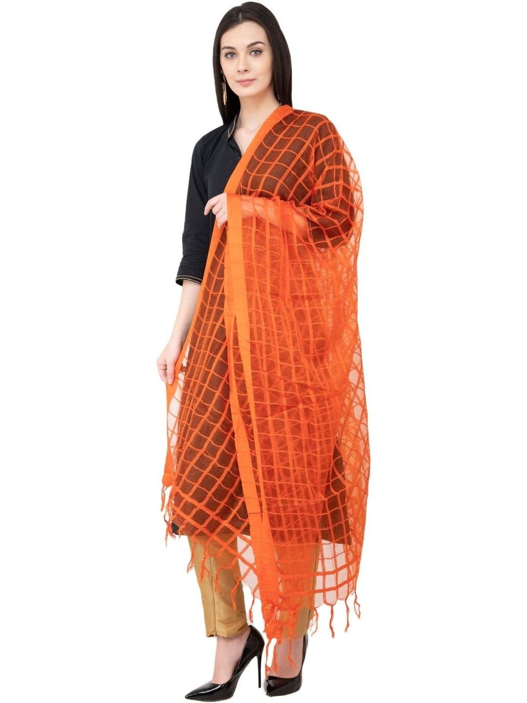 A R SILK Woven Design Dupatta thumbnail 3