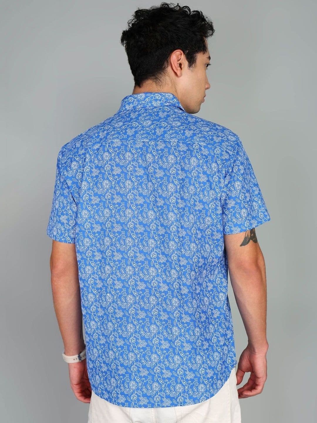 HERE&NOW Men Comfort Floral Printed Casual Shirt thumbnail 3