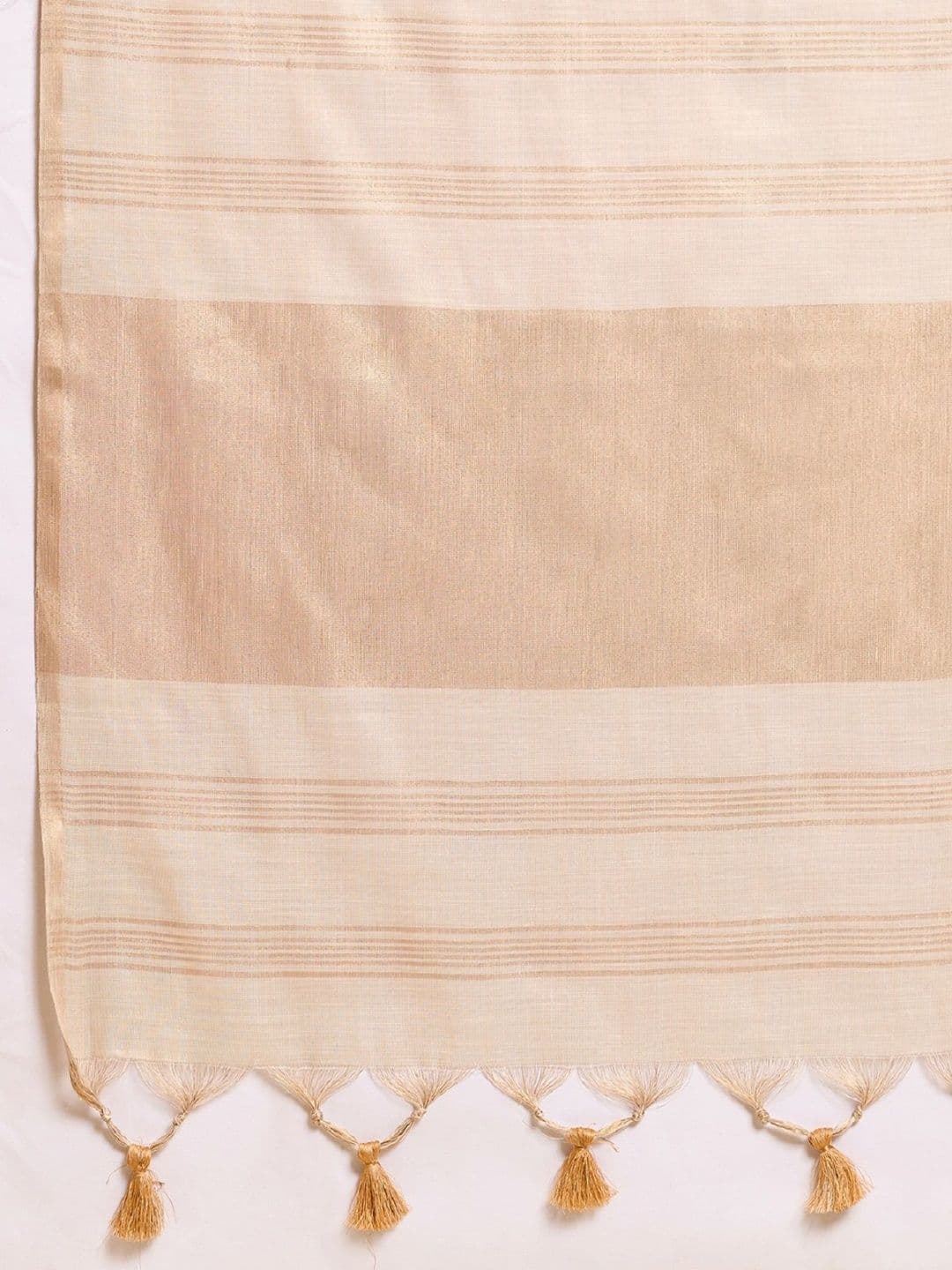 DWIJA FASHION Woven Design Embroidered Linen Blend Handloom Saree thumbnail 3