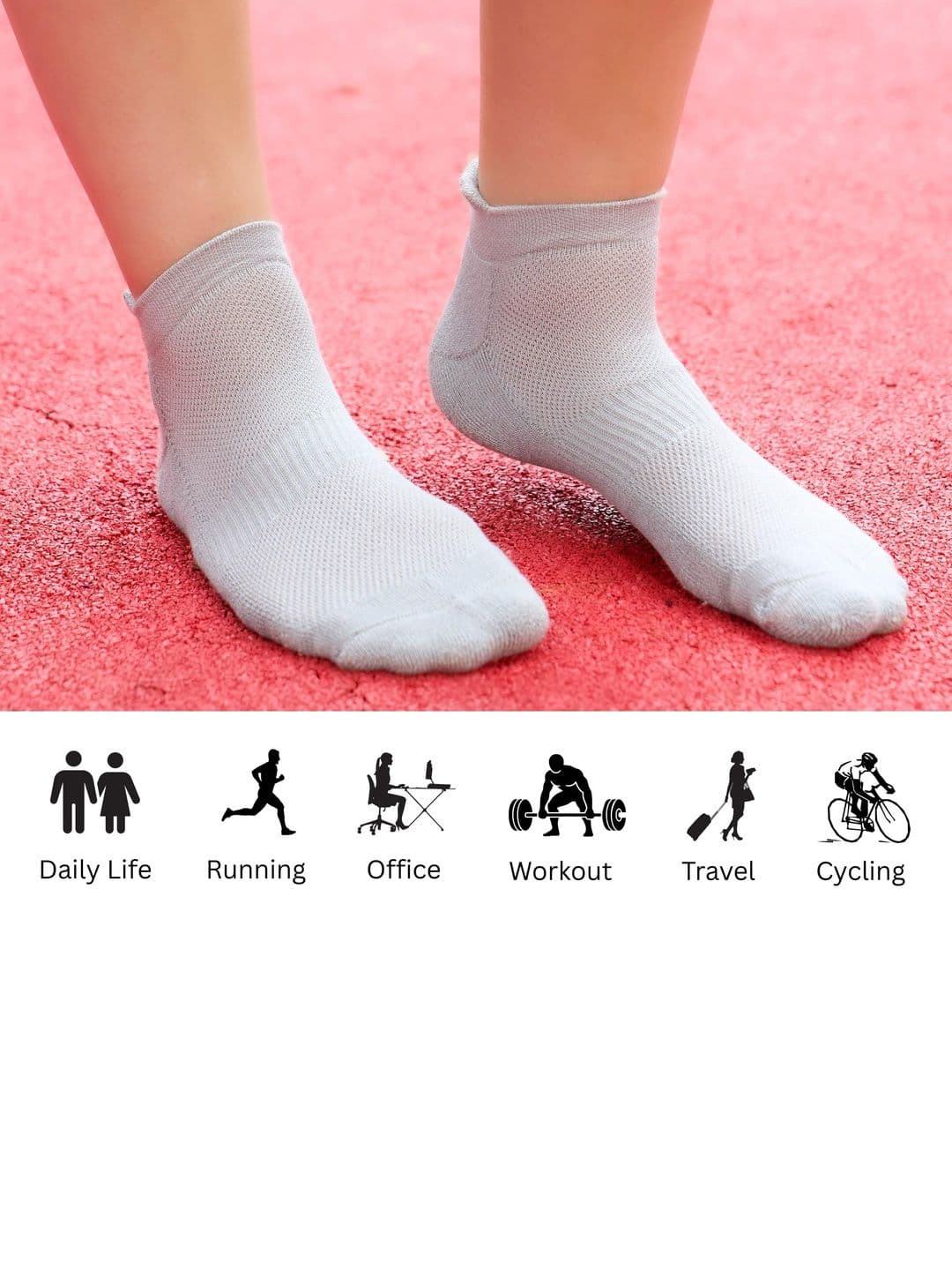 ECO SYNC Men Pack of 6 Ankle Length Socks thumbnail 4