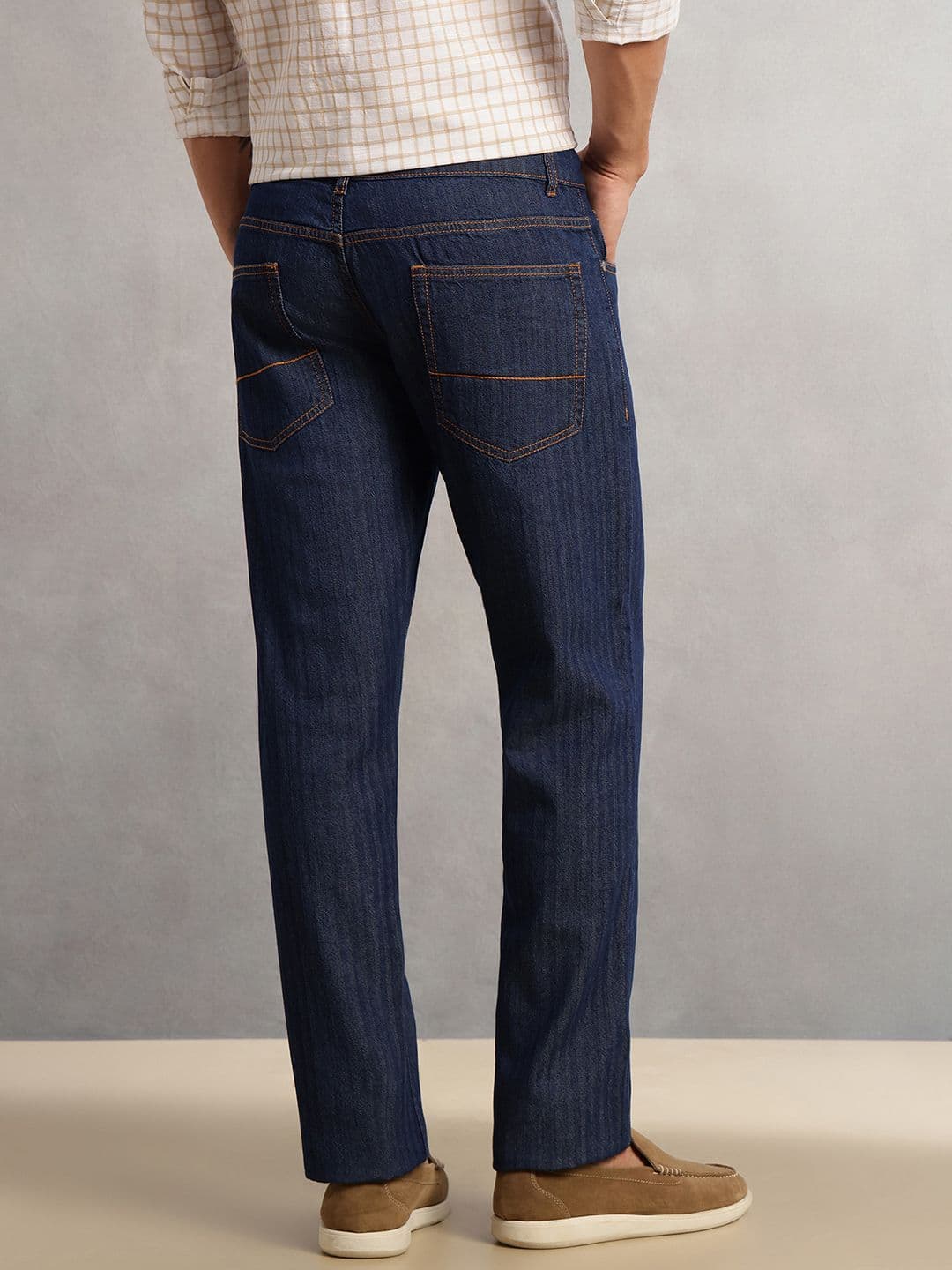 Thomas Scott Men Comfort Relaxed Fit Mid-Rise Jeans thumbnail 6