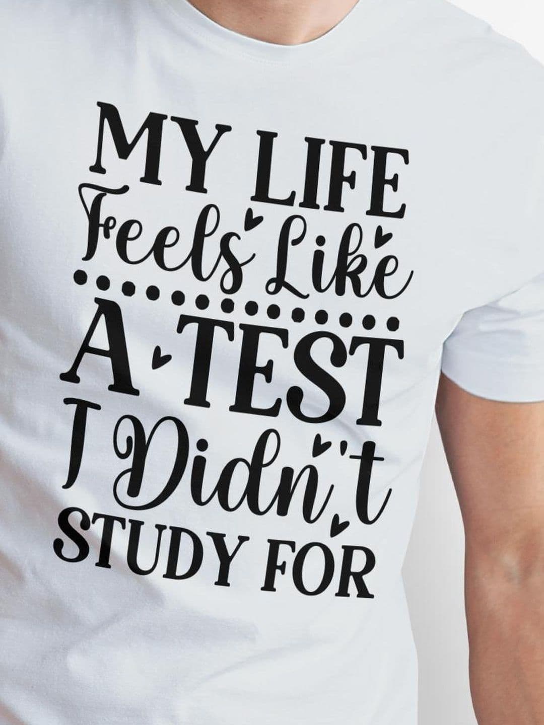 Seekbuylove Men Typography Printed Bio Finish T-shirt thumbnail 5