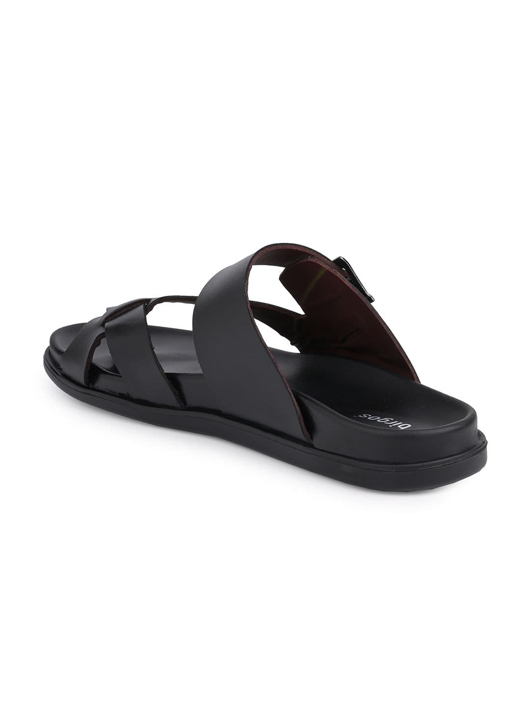 HERE&NOW Men Leather Comfort Sandals thumbnail 4