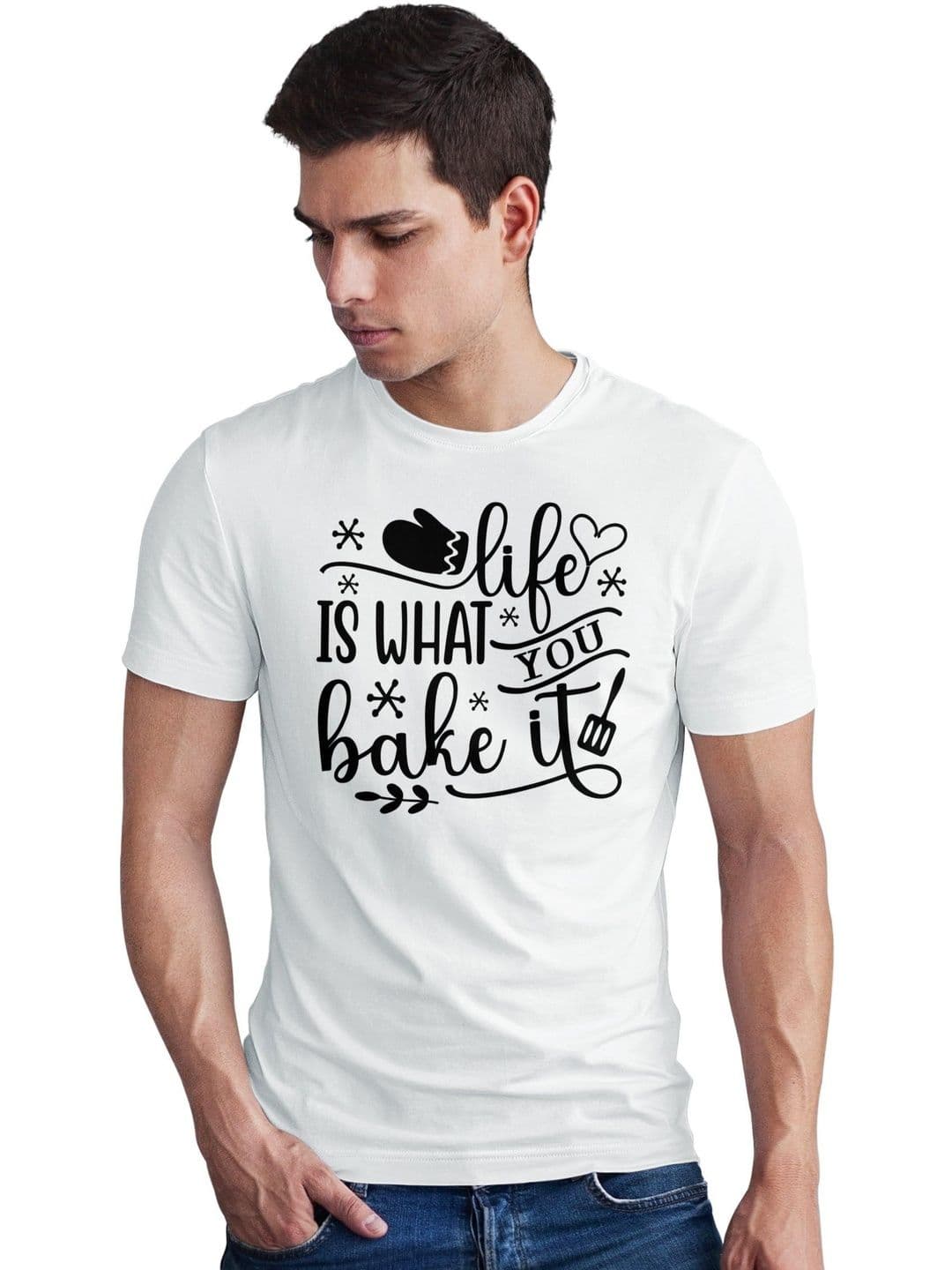 Seekbuylove Men Typography Printed Bio Finish T-shirt - view 1