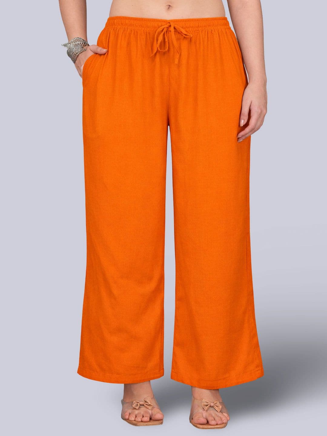 KALINI Women Knitted Ethnic Palazzos thumbnail 5