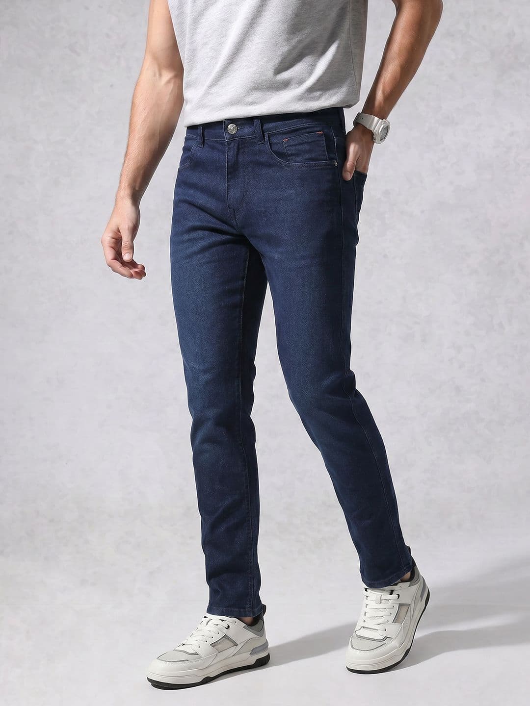 WROGN Men Slim Fit Stretchable Jeans - view 1