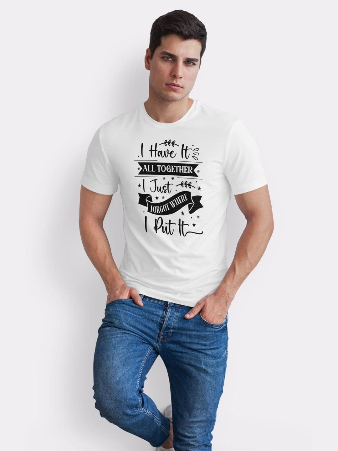 Seekbuylove Men Typography Printed Bio Finish T-shirt thumbnail 6
