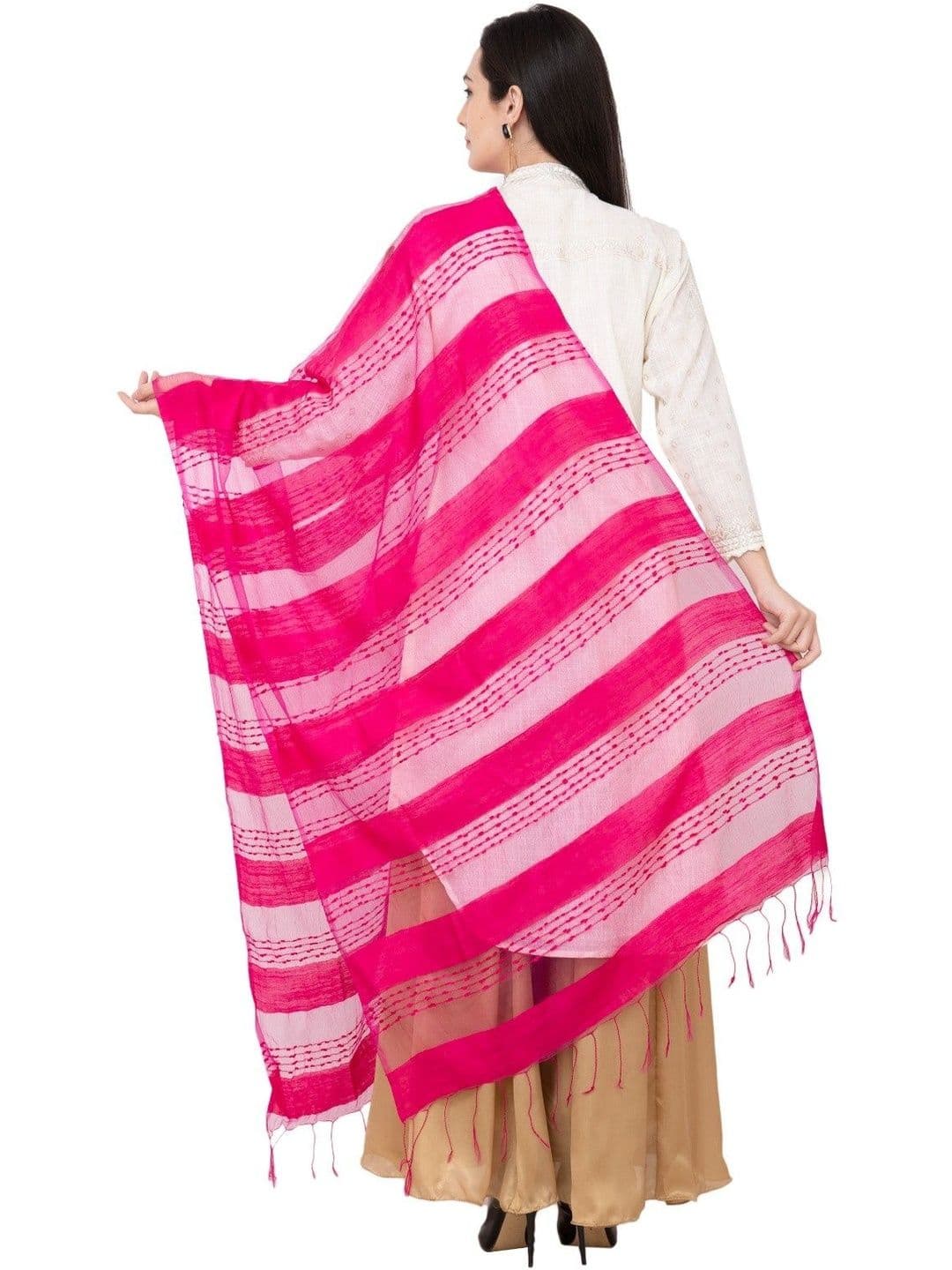 A R SILK Woven Design Dupatta thumbnail 4