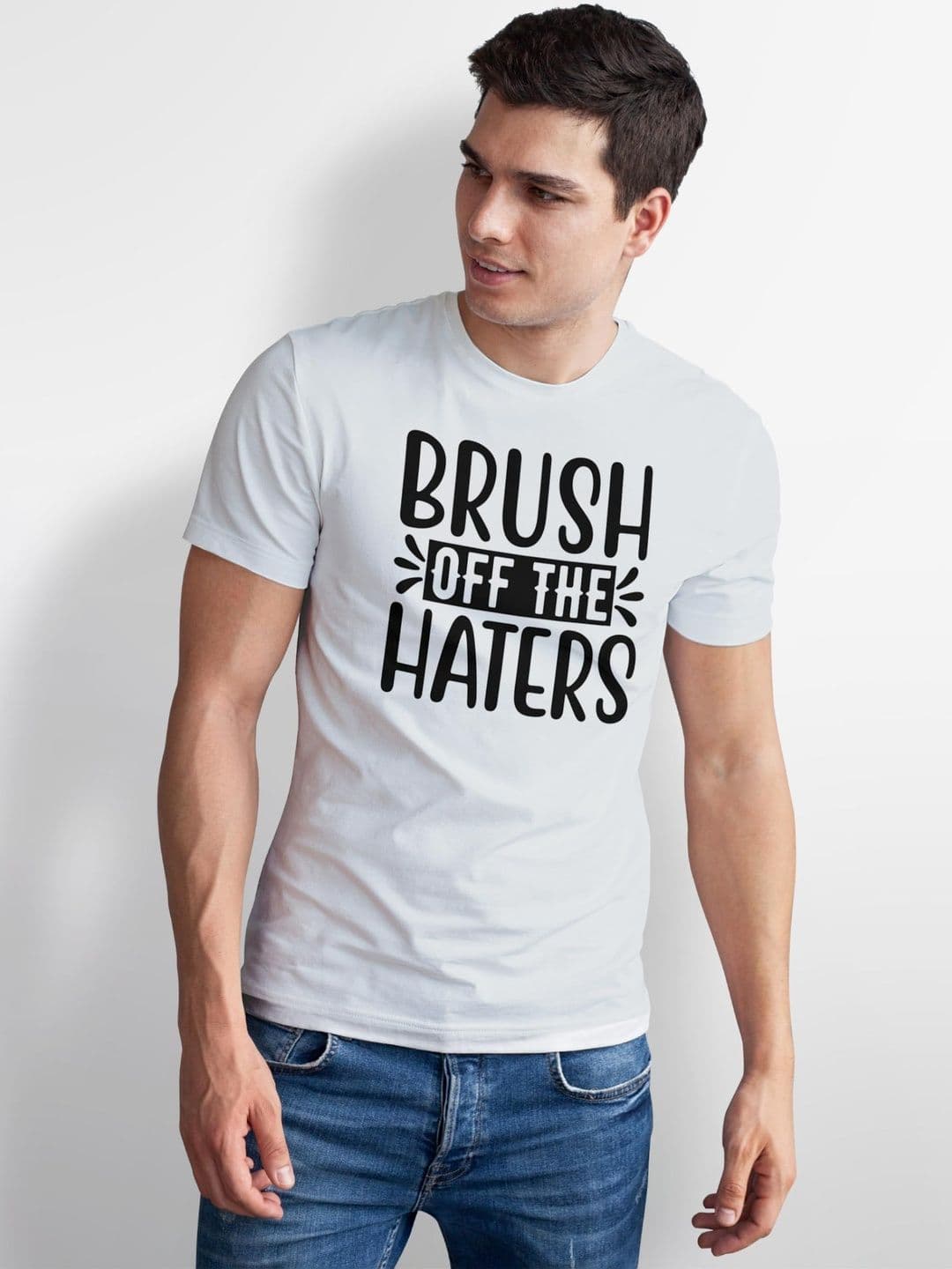 Seekbuylove Men Typography Printed Bio Finish T-shirt thumbnail 4
