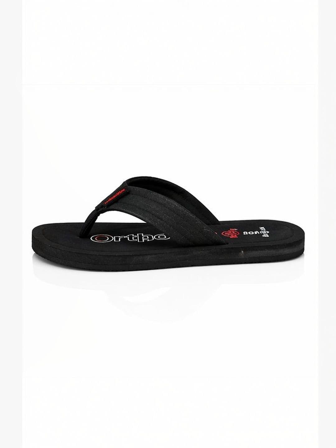 GRX Men Printed Rubber Thong Flip-Flops thumbnail 2