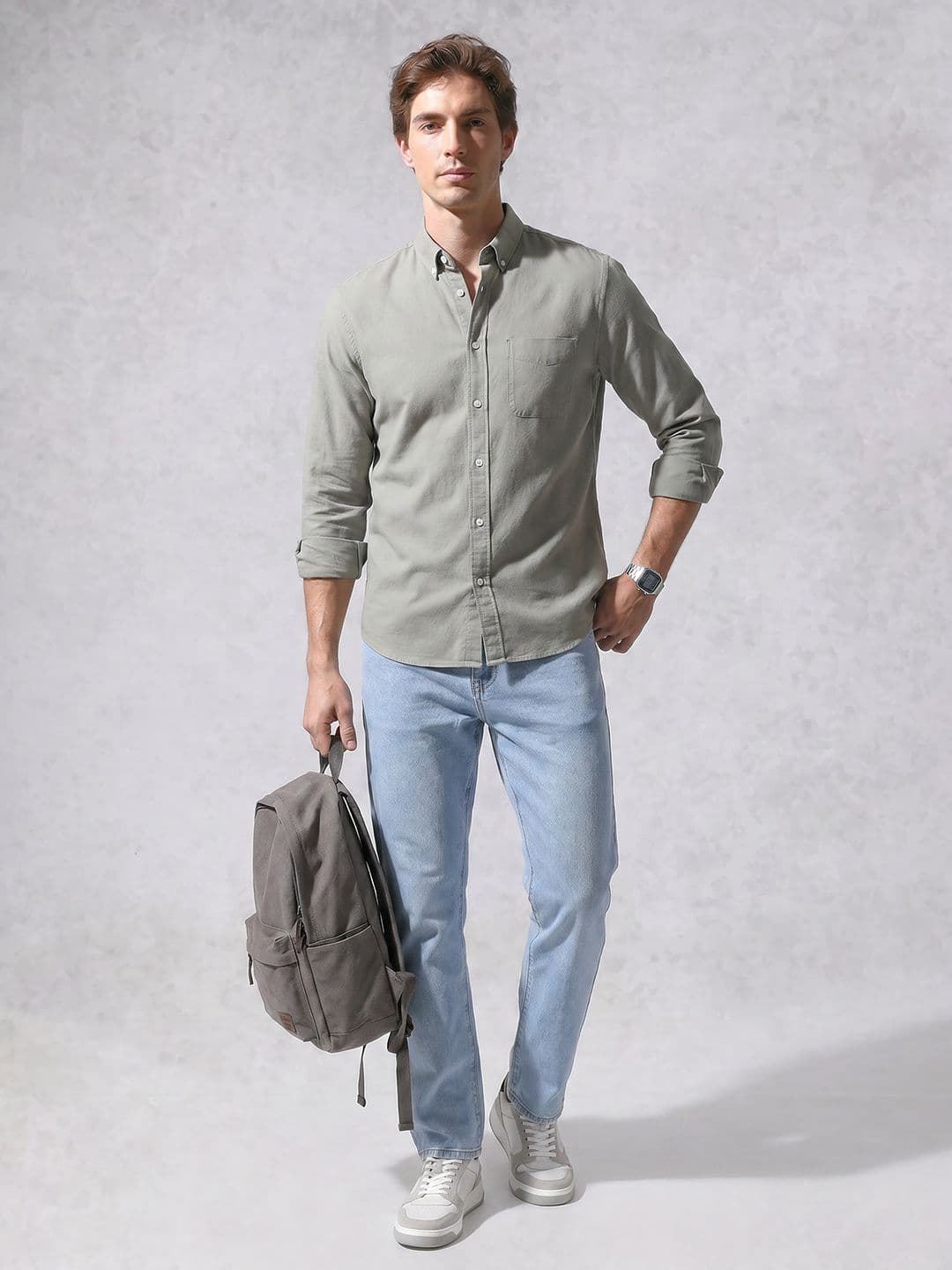 WROGN Men Straight Fit Stretchable Jeans thumbnail 4