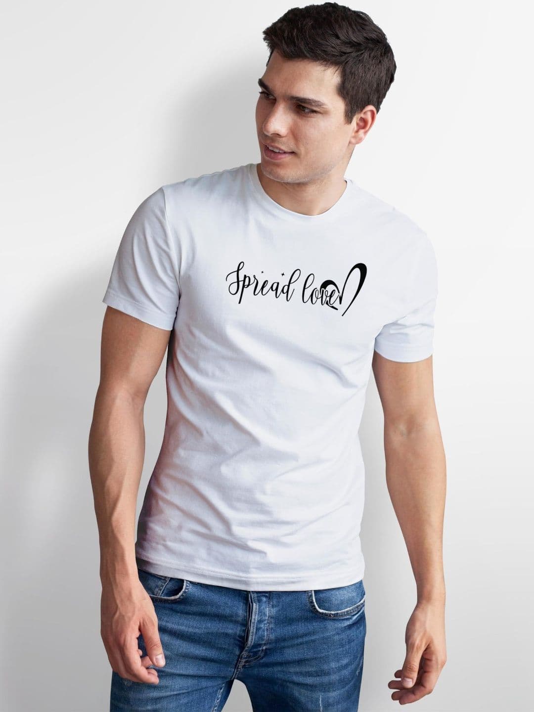 Seekbuylove Men Typography Printed Bio Finish T-shirt thumbnail 4