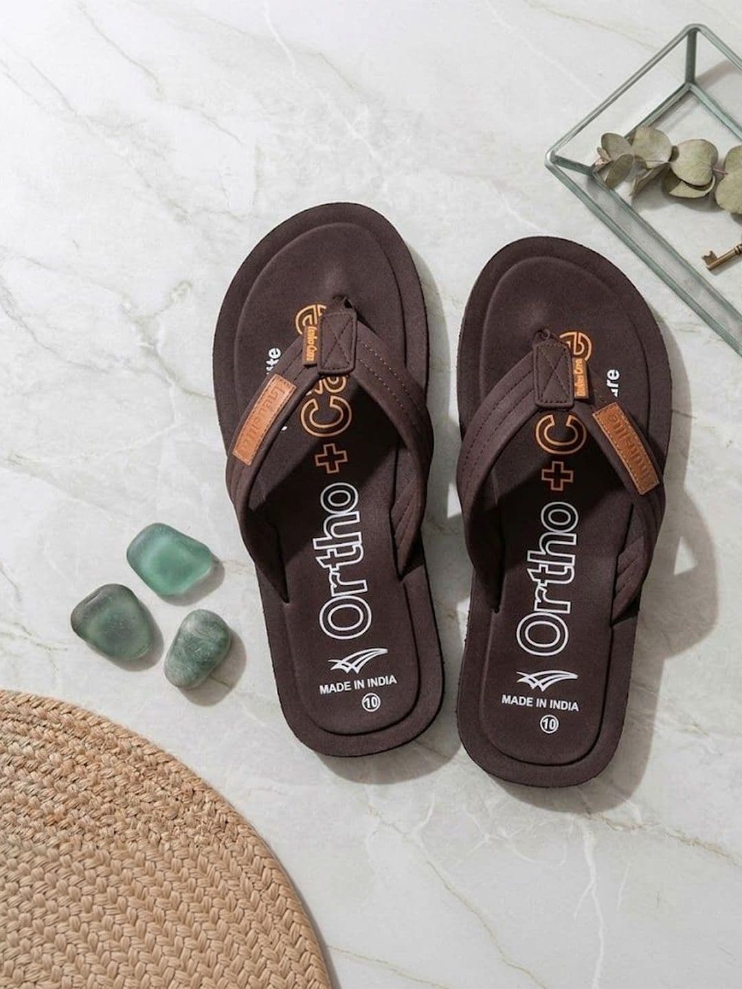 GRX Men Rubber Thong Flip-Flops - view 1