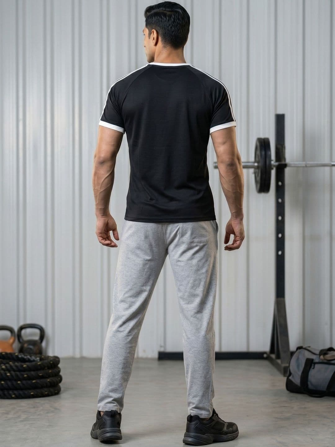 HRX by Hrithik Roshan Men Brand Logo Printed T-shirt thumbnail 4