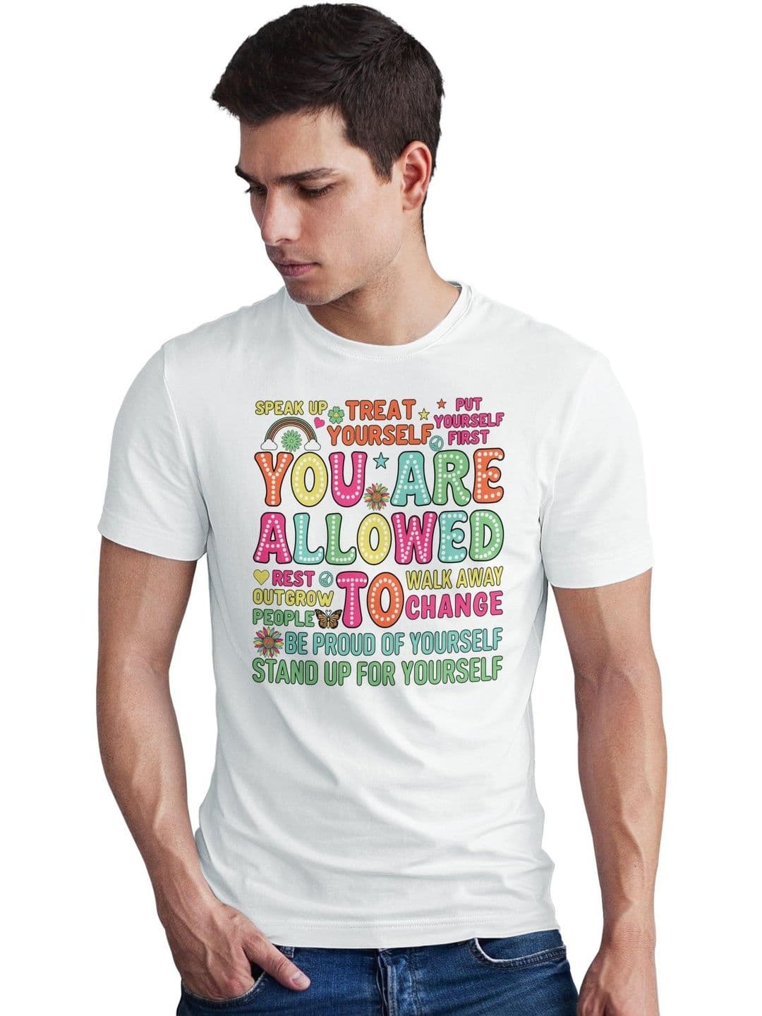 Seekbuylove Men Typography Printed Bio Finish T-shirt - view 1