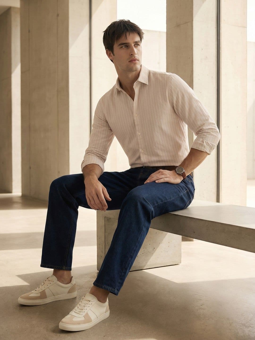 THE SHIRT CODE Striped Casual Shirt - view 1