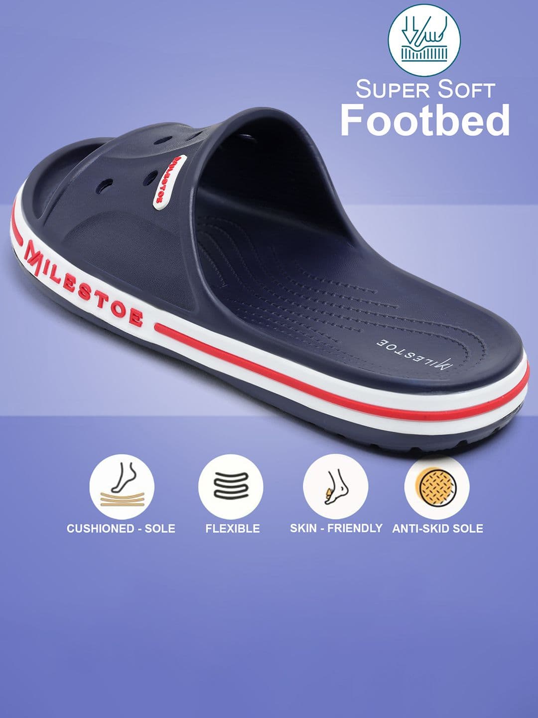 MILESTOE Men Colourblocked Sliders thumbnail 2