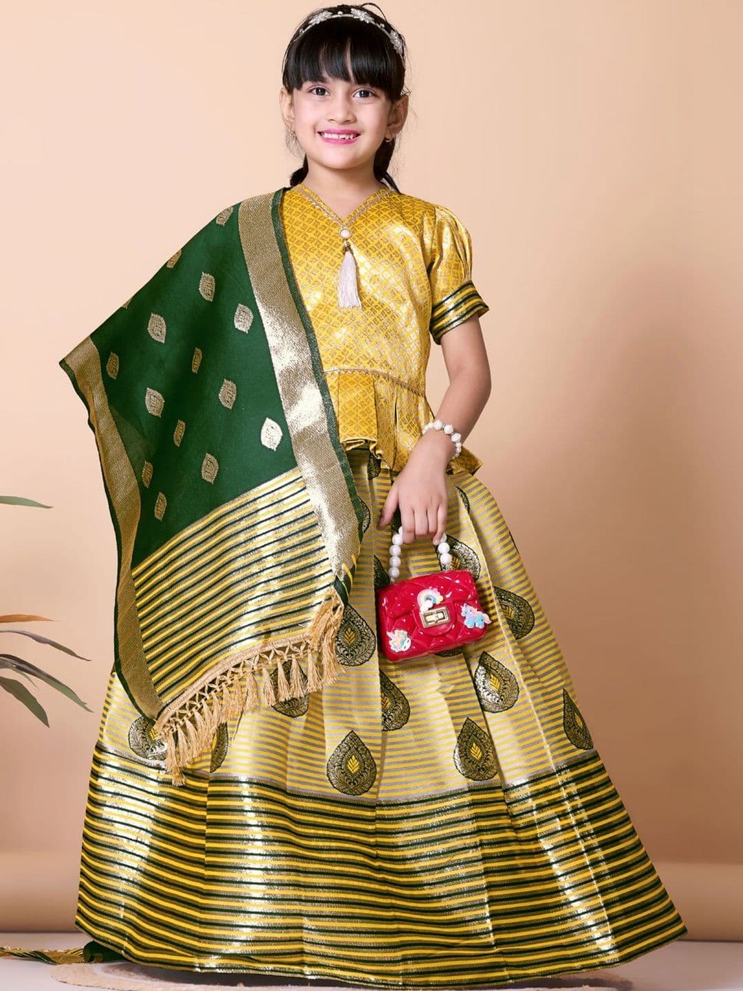 KALINI Girls Ready to Wear Lehenga & Blouse With Dupatta thumbnail 4