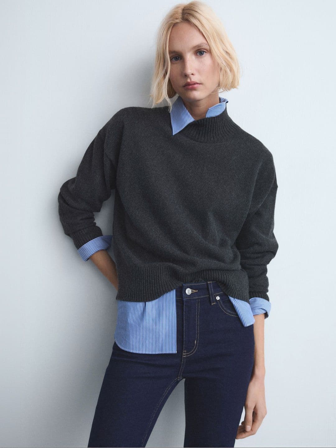 MANGO Women Slim Fit cropped Jeans thumbnail 4