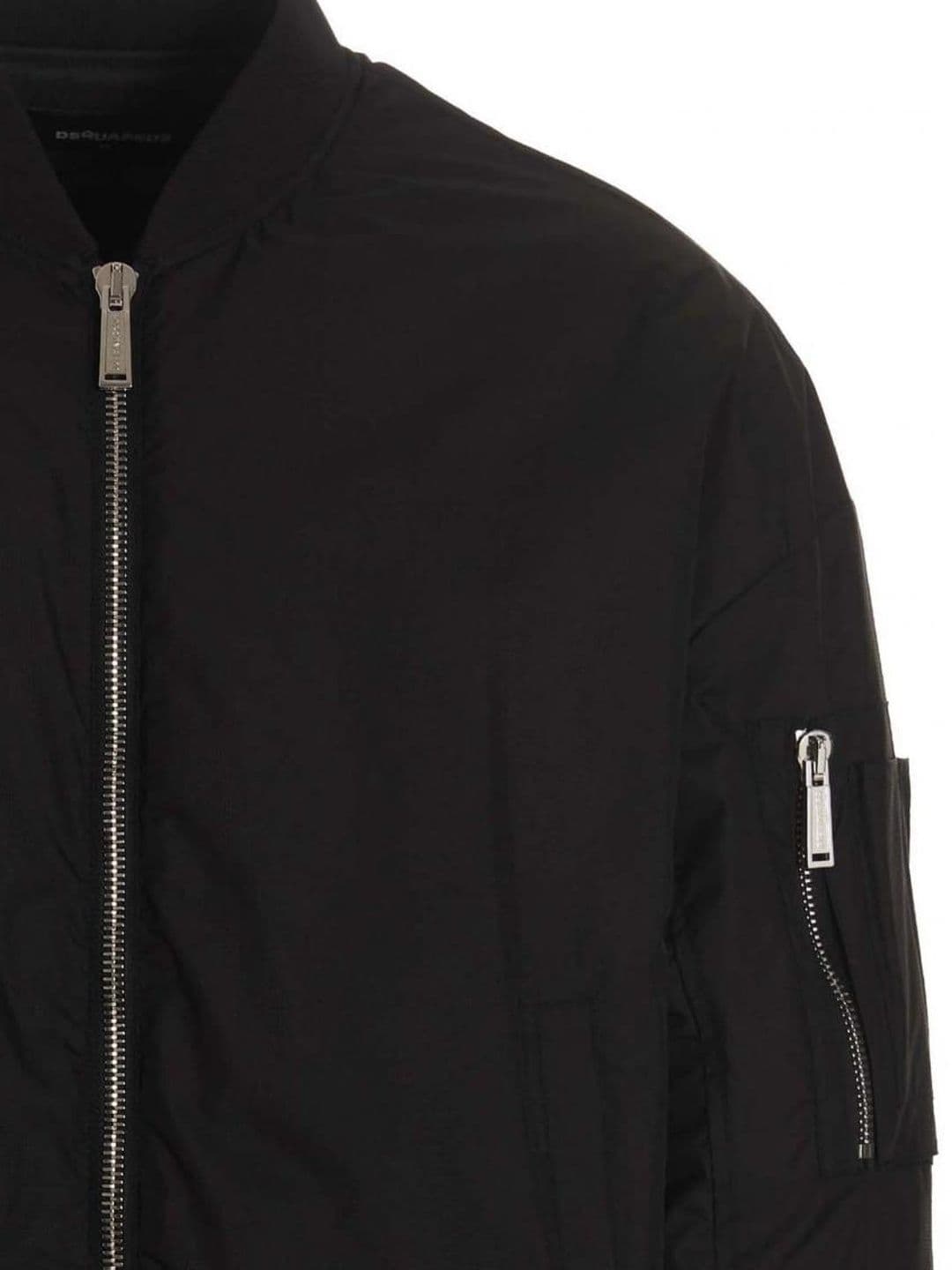 Dsquared2 Black Bomber Jacket thumbnail 4