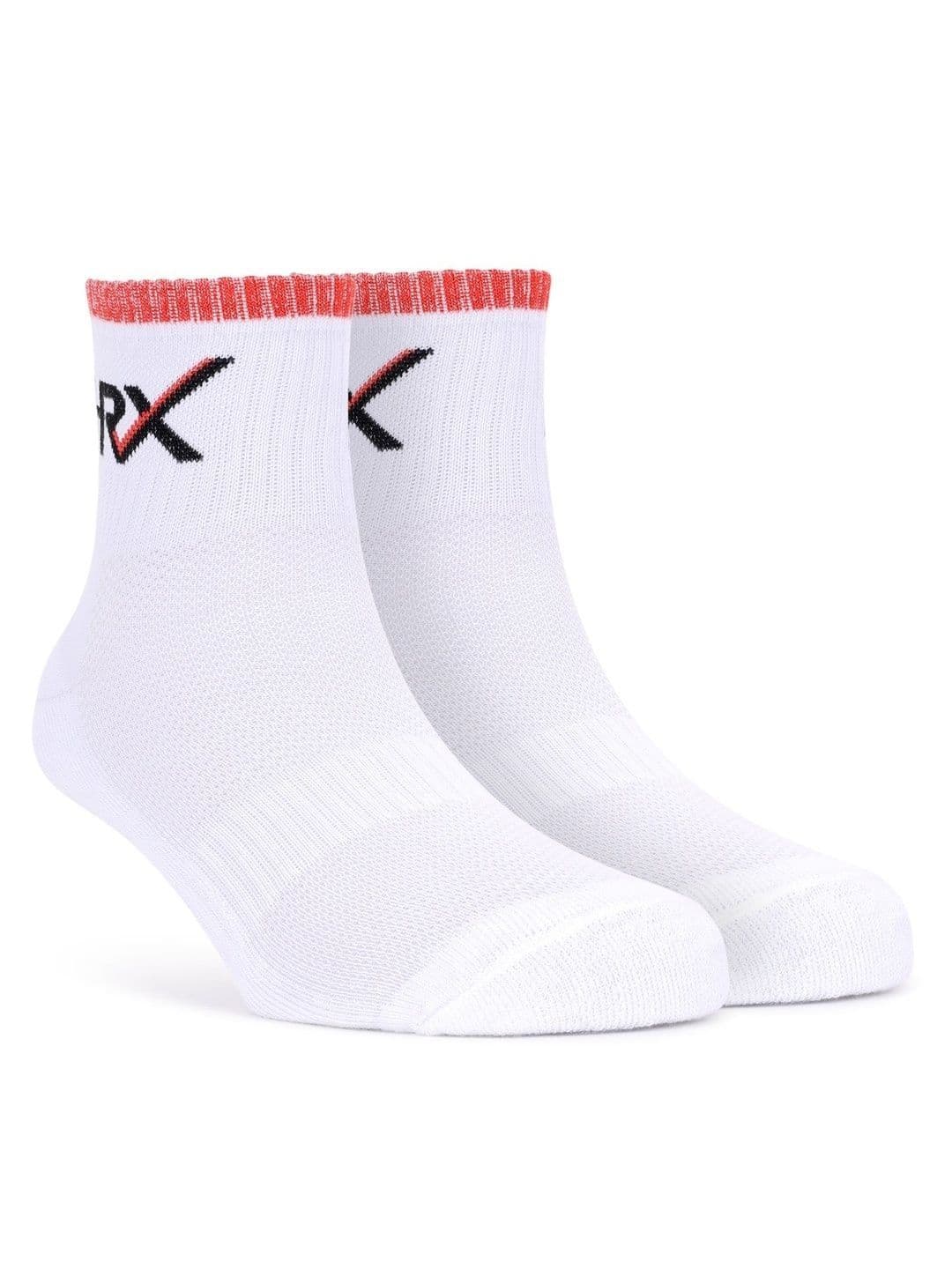 HRX by Hrithik Roshan Men Pack of 3 Cotton Blend Patterned Ankle Length Socks thumbnail 6