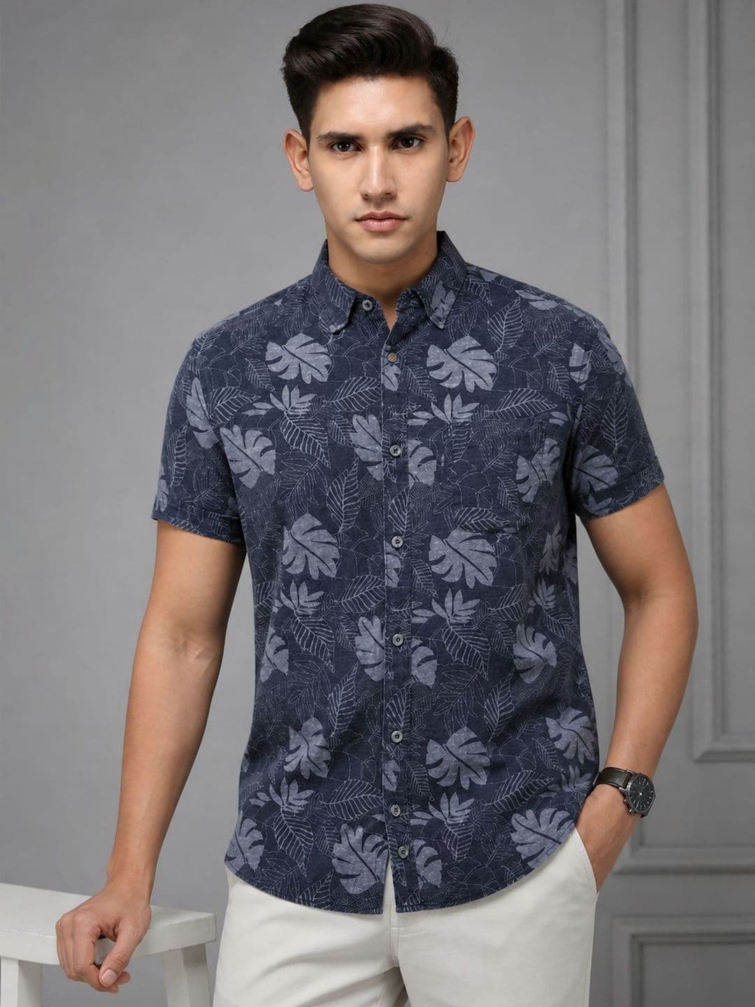 HERE&NOW Men Comfort Floral Printed Casual Shirt - view 1